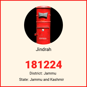 Jindrah pin code, district Jammu in Jammu and Kashmir