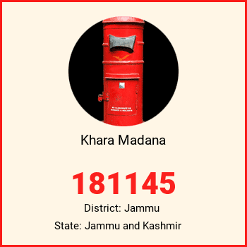Khara Madana pin code, district Jammu in Jammu and Kashmir
