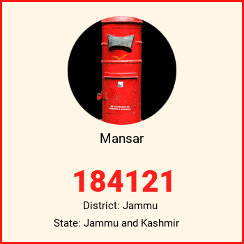 Mansar pin code, district Jammu in Jammu and Kashmir