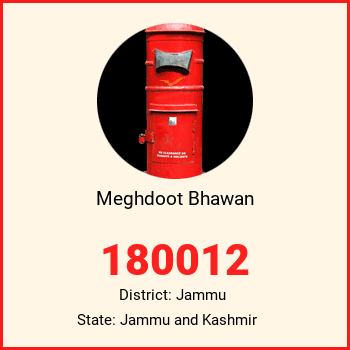 Meghdoot Bhawan pin code, district Jammu in Jammu and Kashmir