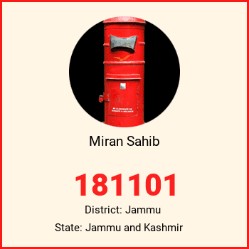 Miran Sahib pin code, district Jammu in Jammu and Kashmir