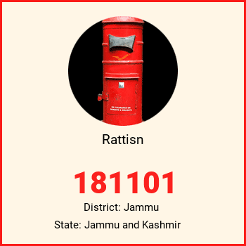 Rattisn pin code, district Jammu in Jammu and Kashmir