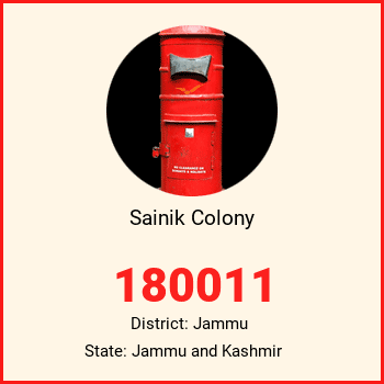 Sainik Colony pin code, district Jammu in Jammu and Kashmir