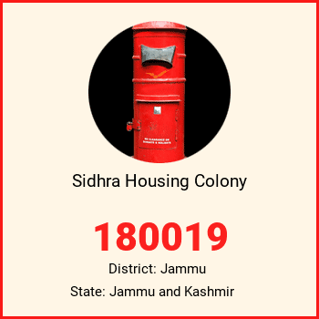 Sidhra Housing Colony pin code, district Jammu in Jammu and Kashmir