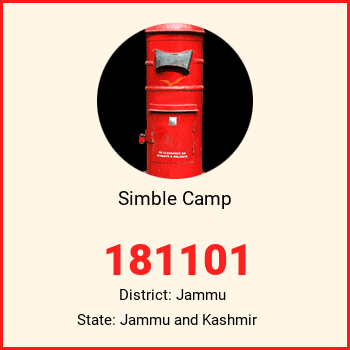 Simble Camp pin code, district Jammu in Jammu and Kashmir