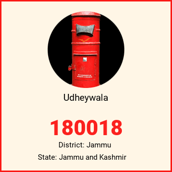 Udheywala pin code, district Jammu in Jammu and Kashmir