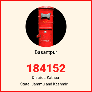 Basantpur pin code, district Kathua in Jammu and Kashmir
