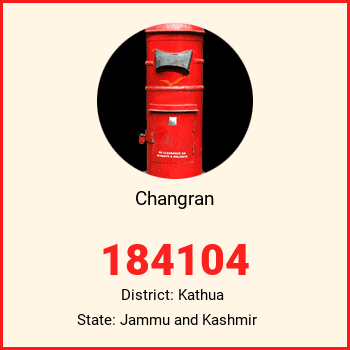 Changran pin code, district Kathua in Jammu and Kashmir