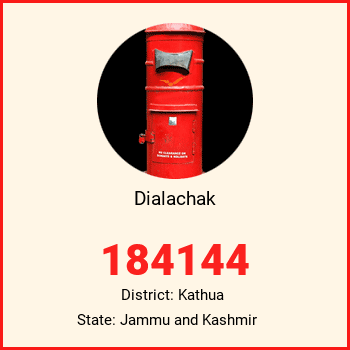 Dialachak pin code, district Kathua in Jammu and Kashmir