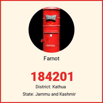 Farnot pin code, district Kathua in Jammu and Kashmir