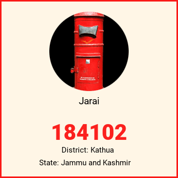 Jarai pin code, district Kathua in Jammu and Kashmir