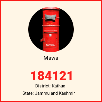 Mawa pin code, district Kathua in Jammu and Kashmir