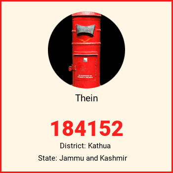 Thein pin code, district Kathua in Jammu and Kashmir