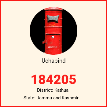 Uchapind pin code, district Kathua in Jammu and Kashmir