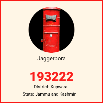 Jaggerpora pin code, district Kupwara in Jammu and Kashmir