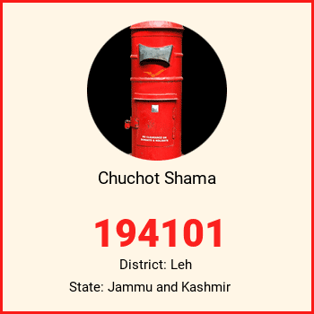 Chuchot Shama pin code, district Leh in Jammu and Kashmir