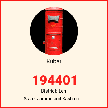 Kubat pin code, district Leh in Jammu and Kashmir