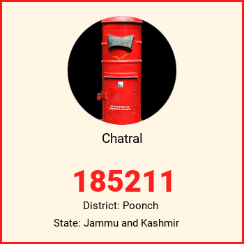 Chatral pin code, district Poonch in Jammu and Kashmir