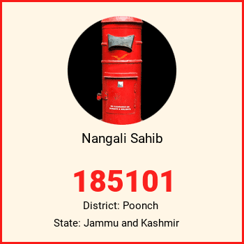 Nangali Sahib pin code, district Poonch in Jammu and Kashmir