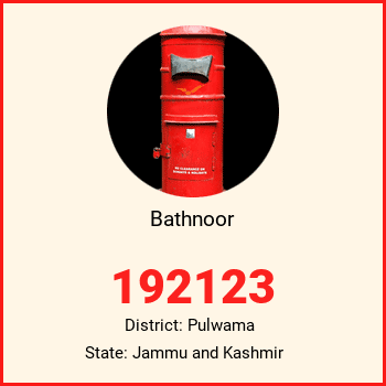 Bathnoor pin code, district Pulwama in Jammu and Kashmir