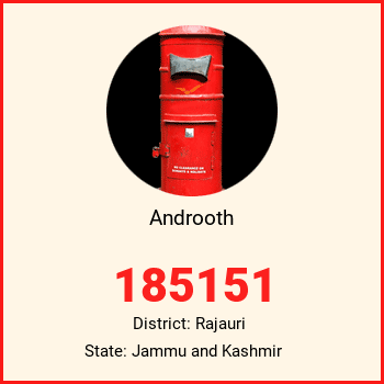 Androoth pin code, district Rajauri in Jammu and Kashmir