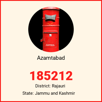 Azamtabad pin code, district Rajauri in Jammu and Kashmir