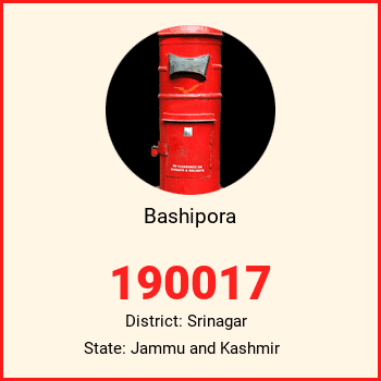 Bashipora pin code, district Srinagar in Jammu and Kashmir