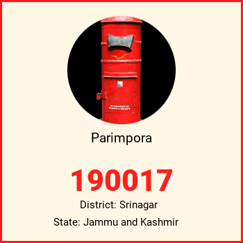 Parimpora pin code, district Srinagar in Jammu and Kashmir