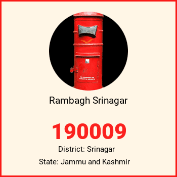 Rambagh Srinagar pin code, district Srinagar in Jammu and Kashmir