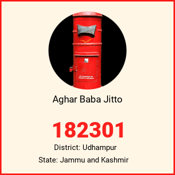 Aghar Baba Jitto pin code, district Udhampur in Jammu and Kashmir