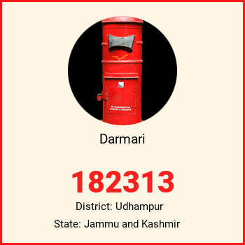 Darmari pin code, district Udhampur in Jammu and Kashmir