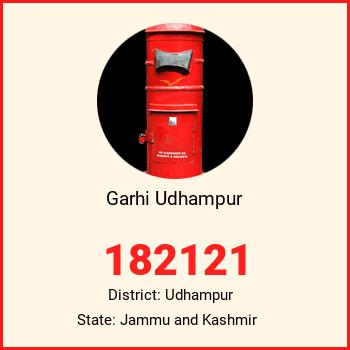 Garhi Udhampur pin code, district Udhampur in Jammu and Kashmir