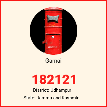 Garnai pin code, district Udhampur in Jammu and Kashmir
