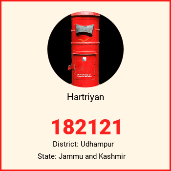 Hartriyan pin code, district Udhampur in Jammu and Kashmir