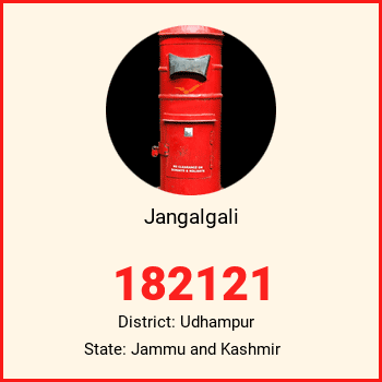 Jangalgali pin code, district Udhampur in Jammu and Kashmir