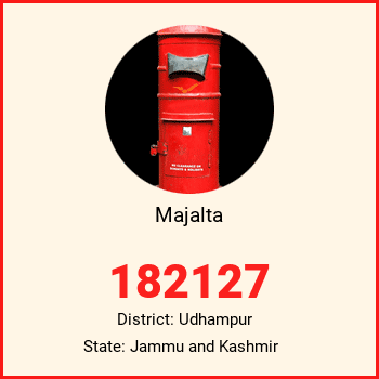 Majalta pin code, district Udhampur in Jammu and Kashmir