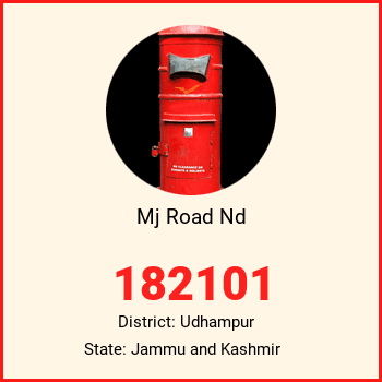 Mj Road Nd pin code, district Udhampur in Jammu and Kashmir