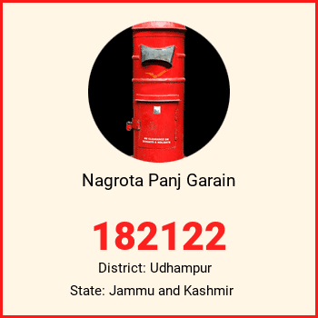 Nagrota Panj Garain pin code, district Udhampur in Jammu and Kashmir