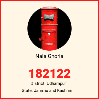 Nala Ghoria pin code, district Udhampur in Jammu and Kashmir