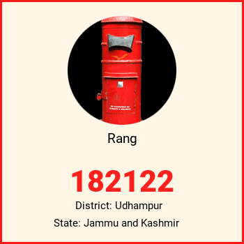 Rang pin code, district Udhampur in Jammu and Kashmir