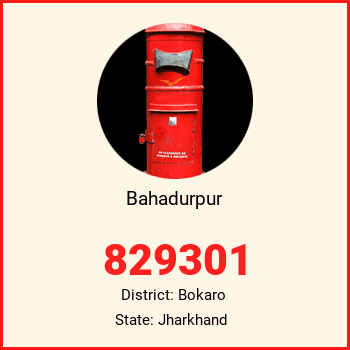 Bahadurpur pin code, district Bokaro in Jharkhand