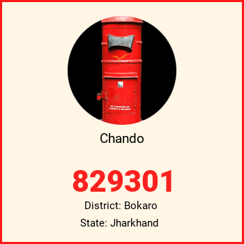 Chando pin code, district Bokaro in Jharkhand