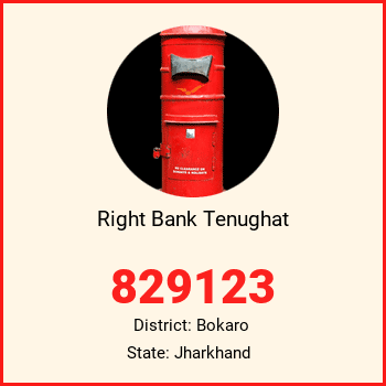 Right Bank Tenughat pin code, district Bokaro in Jharkhand