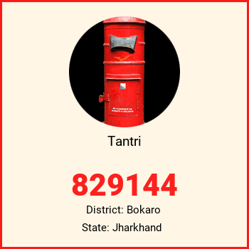Tantri pin code, district Bokaro in Jharkhand
