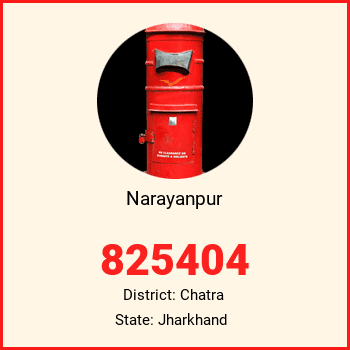 Narayanpur pin code, district Chatra in Jharkhand