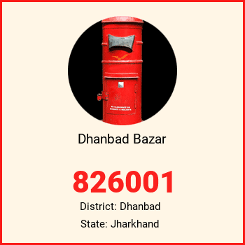 Dhanbad Bazar pin code, district Dhanbad in Jharkhand