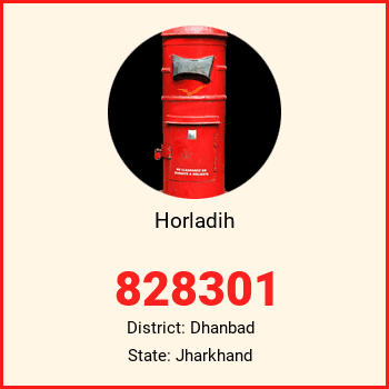 Horladih pin code, district Dhanbad in Jharkhand