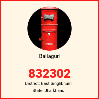 Baliaguri pin code, district East Singhbhum in Jharkhand