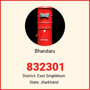 Bhandaru pin code, district East Singhbhum in Jharkhand