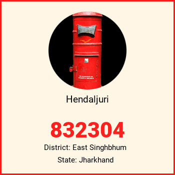 Hendaljuri pin code, district East Singhbhum in Jharkhand